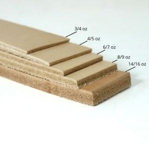 Vegetable Tanned Leather Strip, 48” - 60” in Length, Natural Veg Tan - Premium Grade Leather - Stonestreet Leather